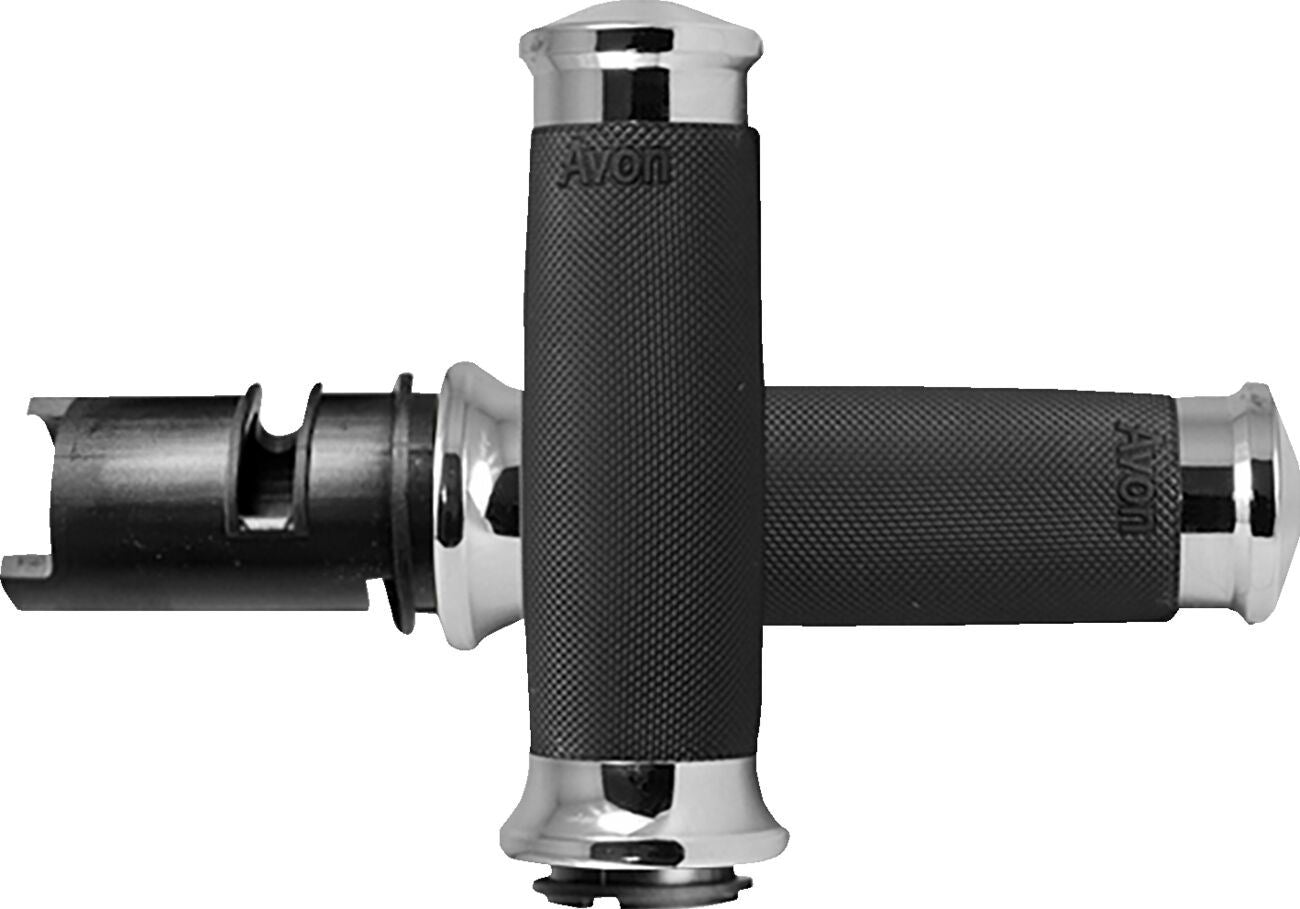 AVON GRIPS GRIPS CUSTOM CONTOUR CHROME TB CC-85-CH-F24