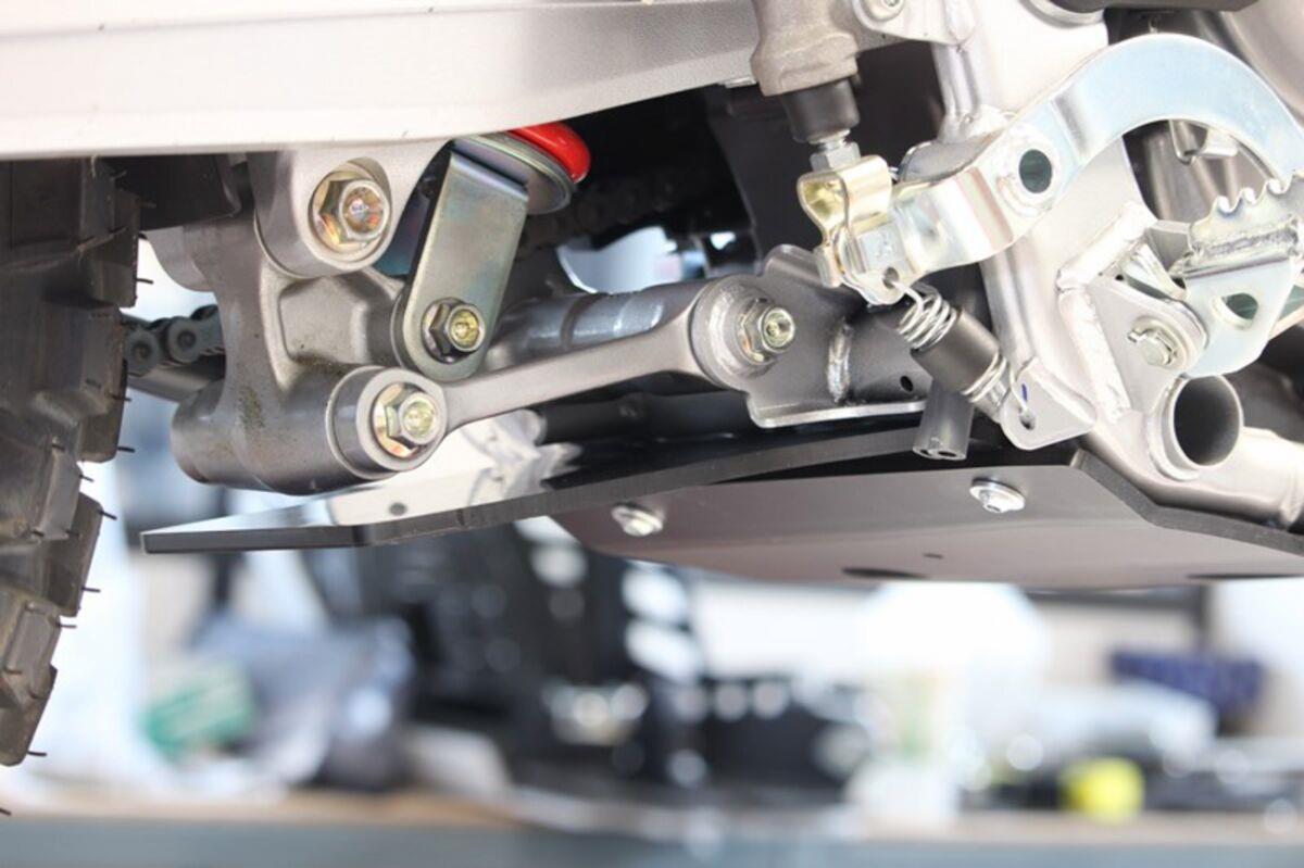 AXP Racing Linkage Guard For Honda CRF 300 L 2021-2025 Black HDPE Plastic AX1610