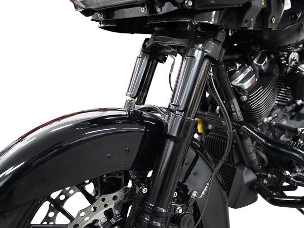 Arlen Ness Fork Tubes 49MM Black For Harley Davidson FLHRXS 1868 17-24 121-001