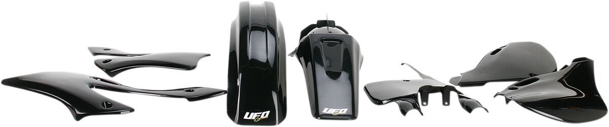 UFO COMPLETE BODY KIT KAWASAKI KX125/250 BLACK KAKIT200E-001