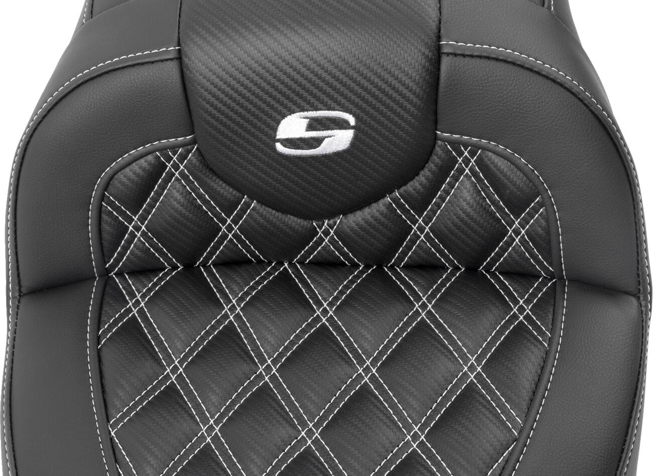 Saddlemen Roadsofa Lattice Stitch With Backrest For HD FLTRXSE 1977 23-24 823-07-206B6