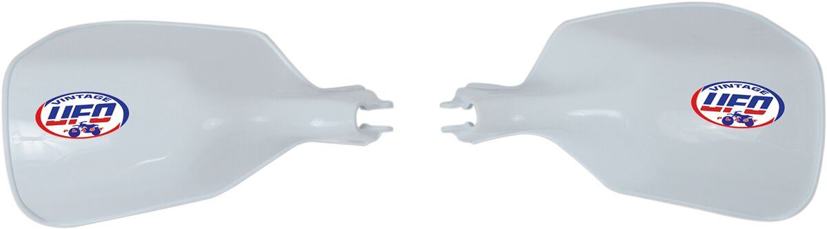 UFO VINTAGE UNIVERSAL HANDGUARDS FOR DRUMBRAKE WHITE ME08055W
