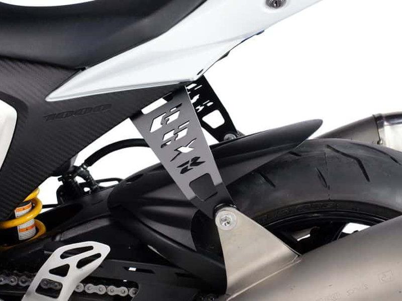 PUIG Exhaust Bracket Black for Suzuki GSX R 1000 09-11 5002N