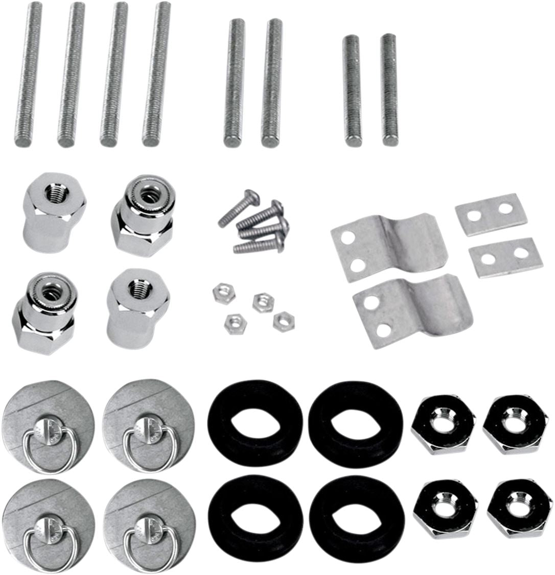 Saddlemen S4 Quick-Disconnect Saddlebag Docking Post and Fastener Kit for Harley (3501-0339)