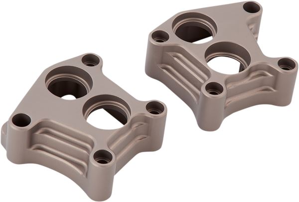 Arlen Ness 10 Gauge Lifter Block Covers Titanium For HD FXDF 1690 99-17 12-575