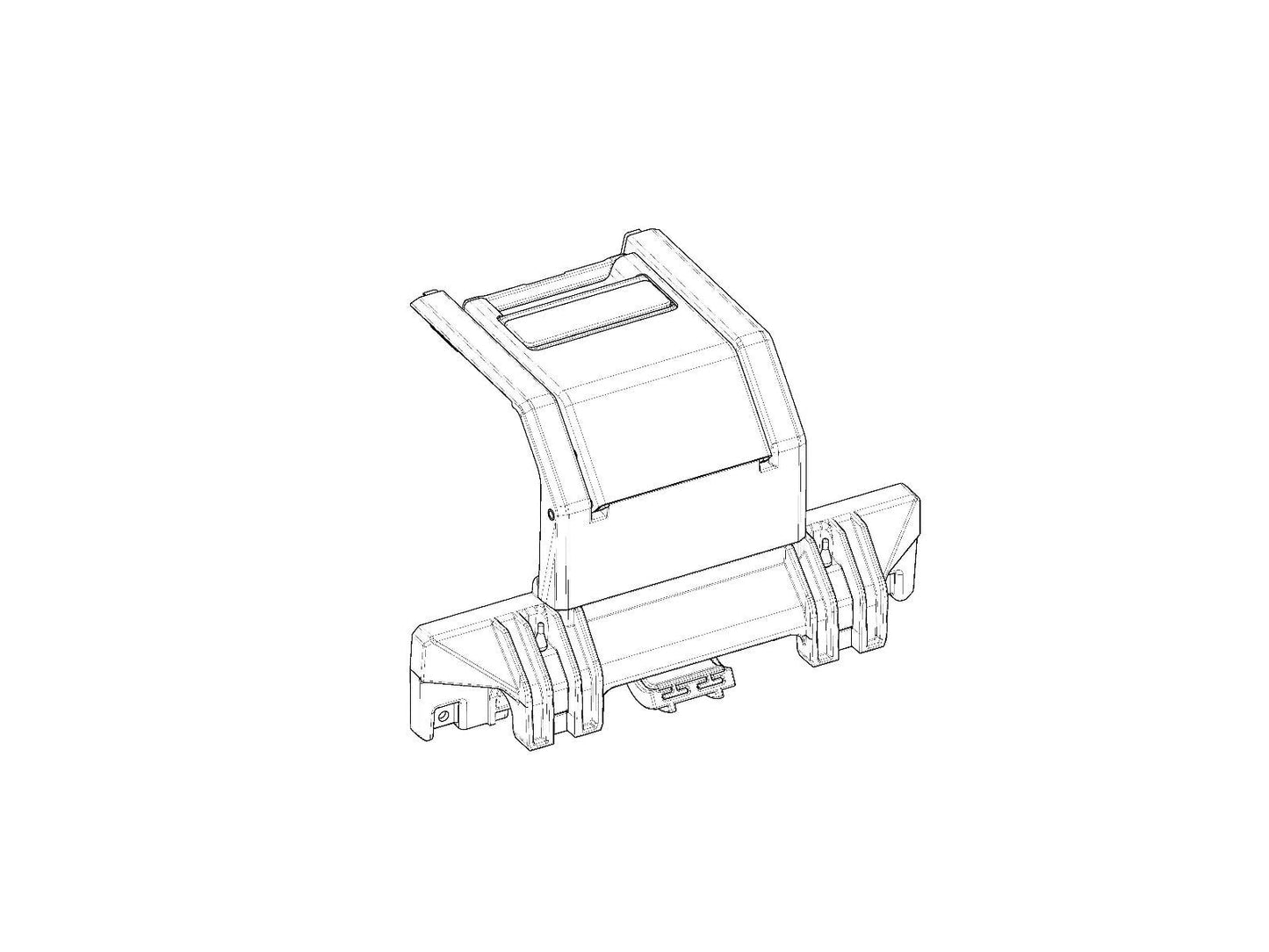 SHAD TR36 Pannier Lower Lock System D1TR36MIR