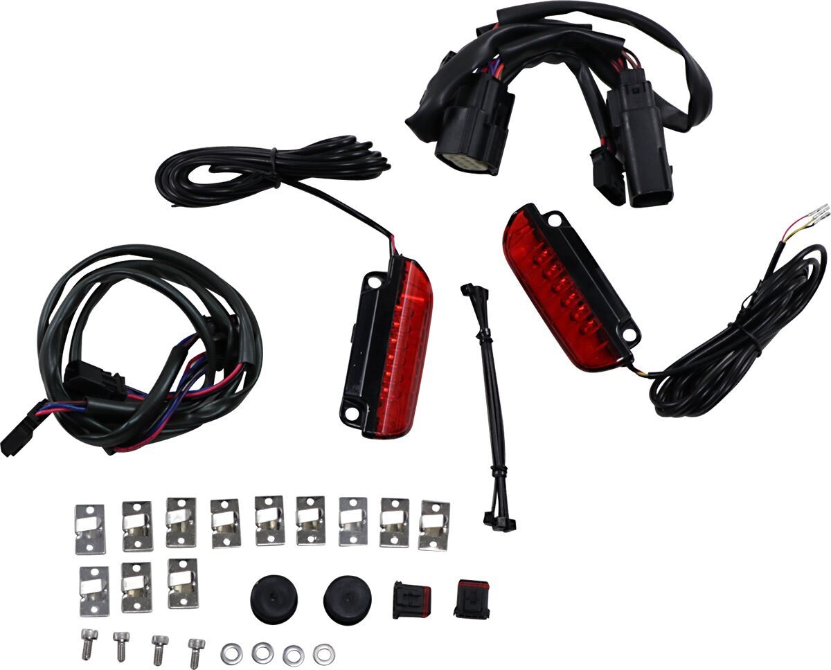 Custom Dynamics Luggage Rack LED Light Bar Harley FLTRXSE 1800 Lens CD-LR-11-R