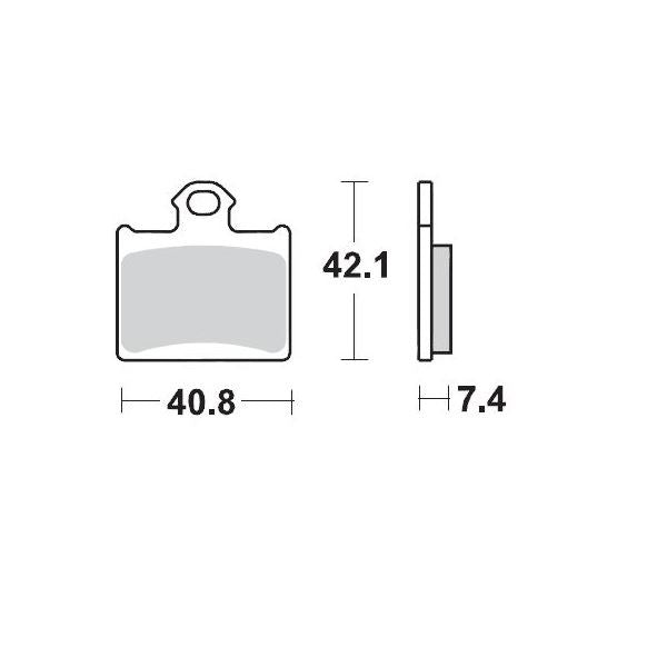 Moto-Master Racing GP Offroad Brake Pads For KTM Freeride E-XC 2011-2023 96712