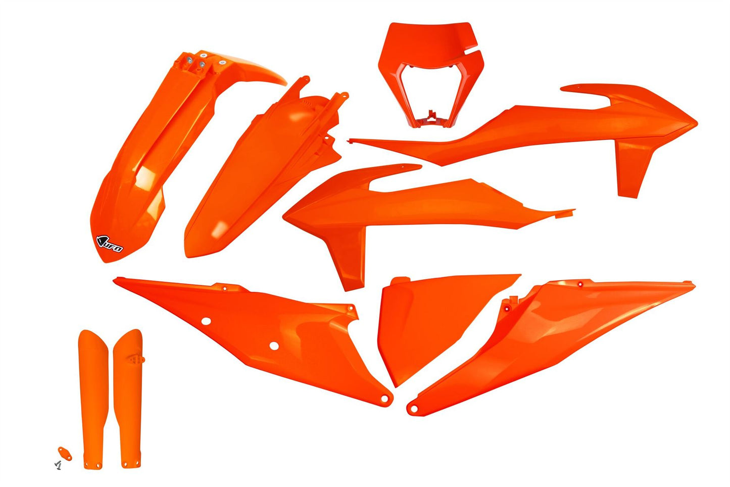 UFO Bodykit For KTM Exc500 20-23 Fluorescent Orange KTKIT527FFLU