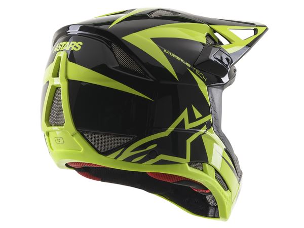 ALPINESTARS Missile Tech MIPS® Yellow & Black MISS-AIR MX Helmet