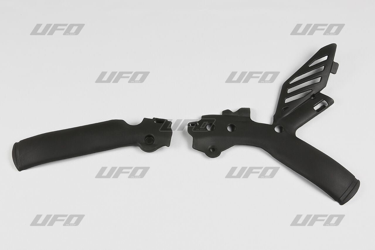 UFO Frameguards For KTM Exc 200 2011 Black KT04001001