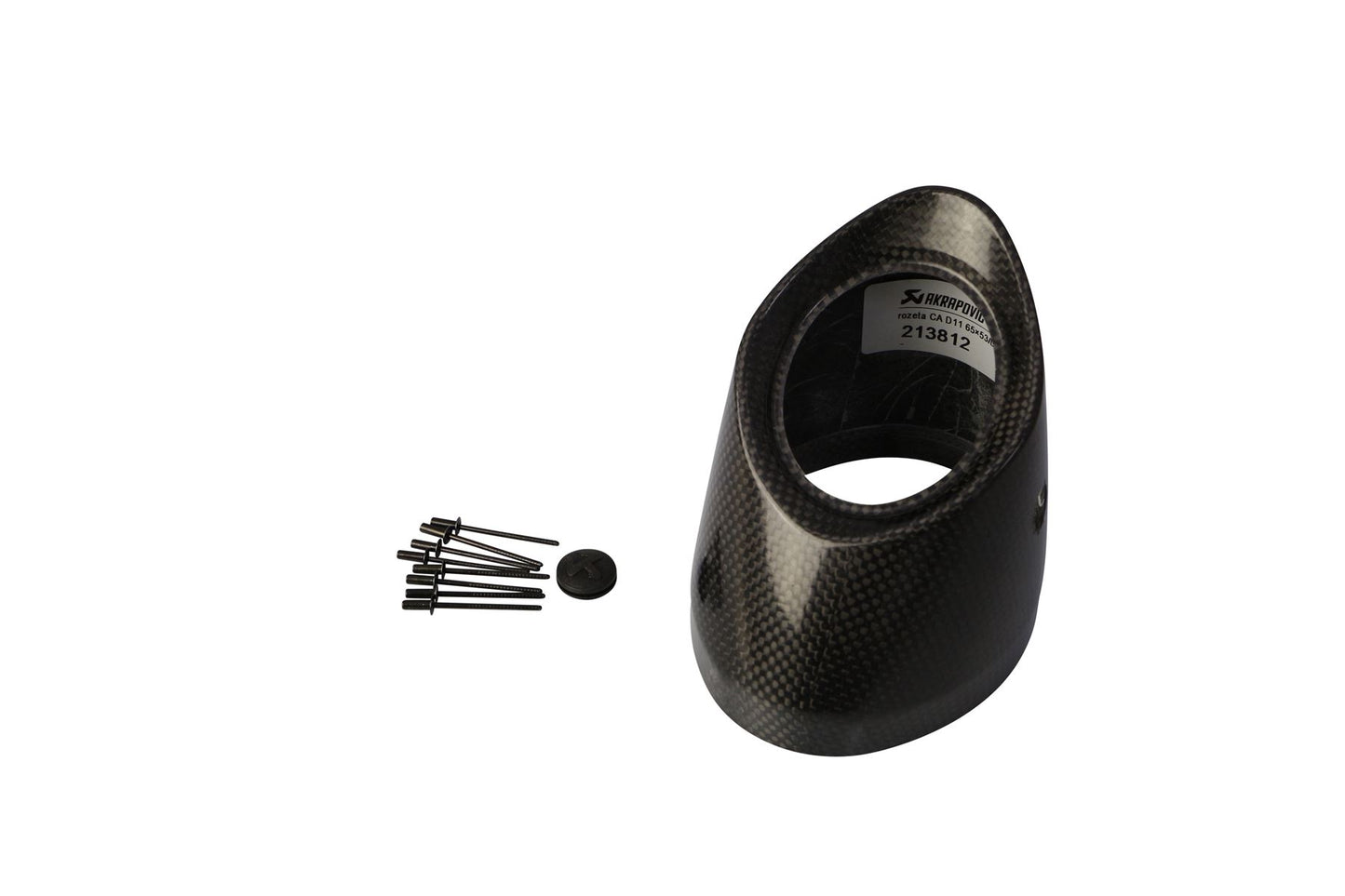Akrapovic End Cap CF Black For Yamaha MW 300 YP 125 17-24 V-EC280