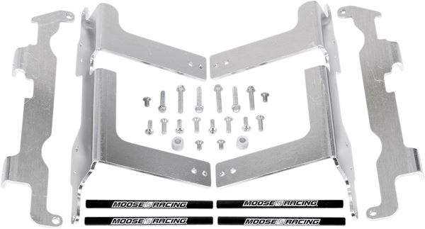Moose Offroad Radiatior Braces For Honda CRF 250 X 2004-2018 Silver 11-161