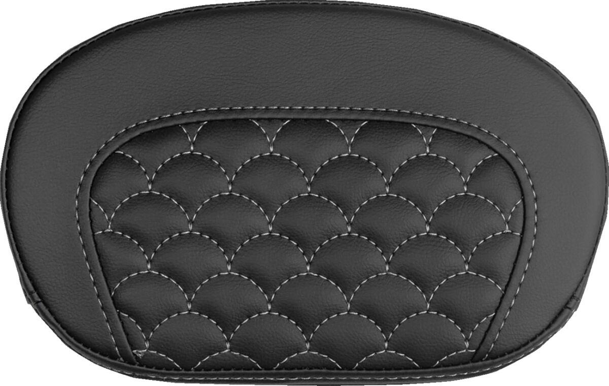 Saddlemen Mini Contour Sissy Bar Pad Black Silver Saddlehyde 061020905