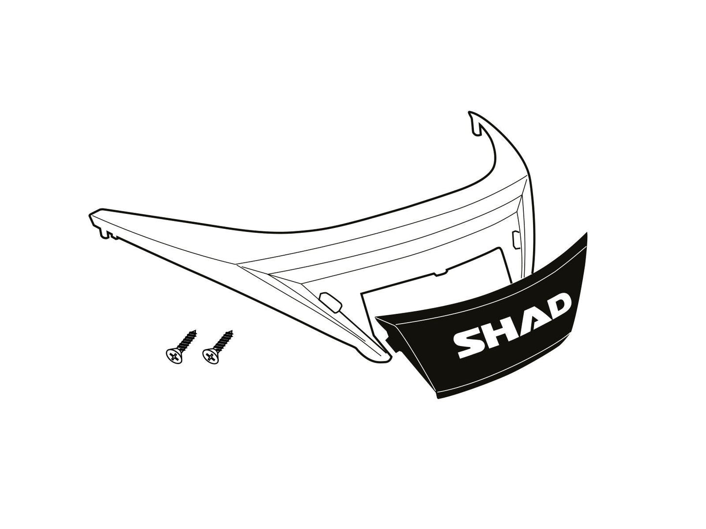 SHAD SH34 Replacement Reflectors (Without Cover) D1B342CAR