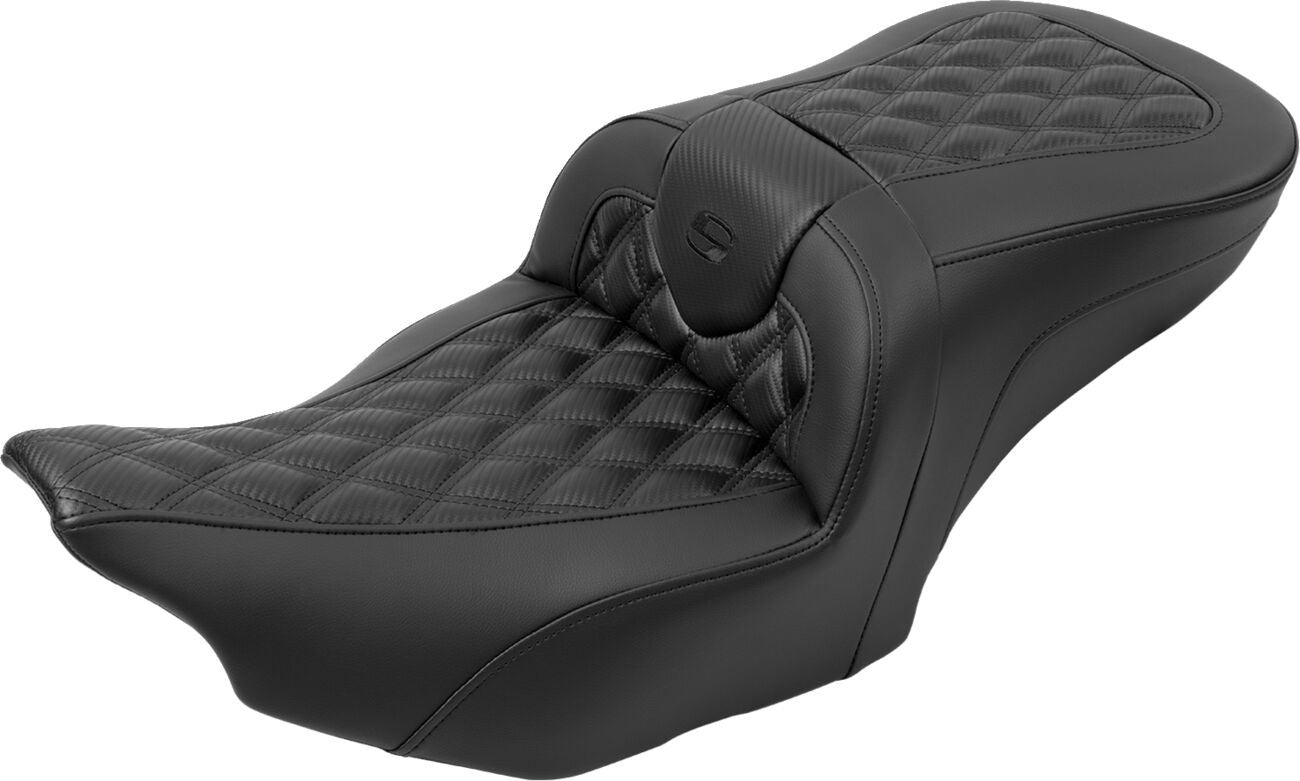 Saddlemen Roadsofa Stitch Seat With Backrest For HD FLTRXSE 1977 23-24 823-07-206B0