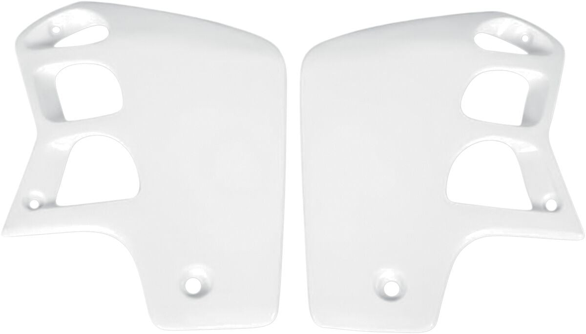 UFO RADIATOR COVERS HONDA CR500 WHITE HO02620-041