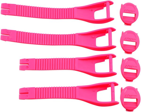 THOR Women's Blitz XP MX Motorcross Boots Straps Pink 2023 Model
