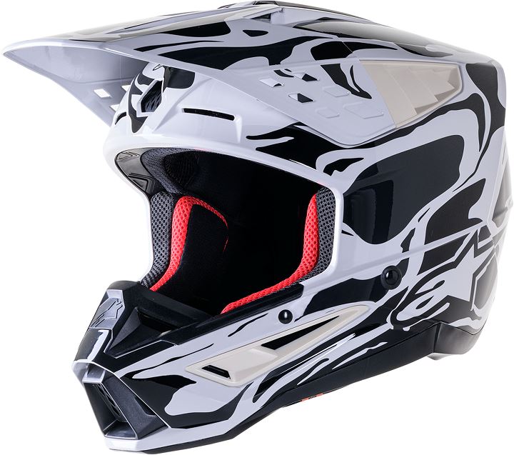 Alpinestars Supertech SM5 Mx Helmet White & Black