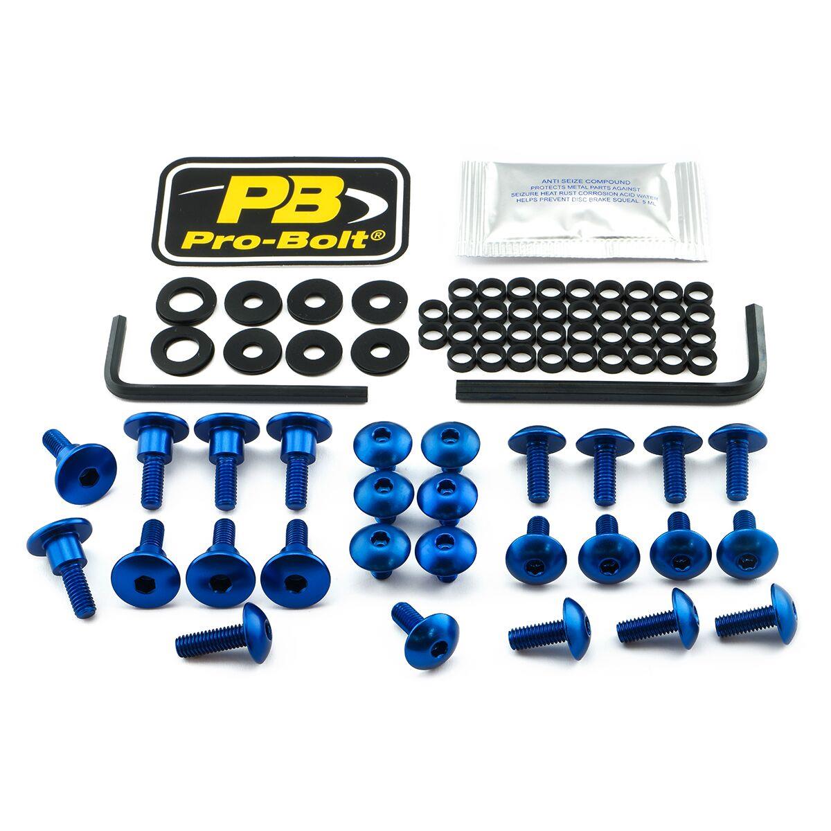 Pro Bolt Aluminium Fairing Bolt Kit For Suzuki GSX-S 1000 S 2019-2021 FSU350B