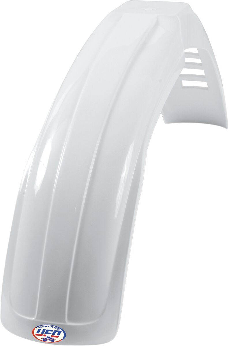 UFO VINTAGE UNI FRONT FENDER MX/ENDURO LARGE (78-83) WHITE ME08004W