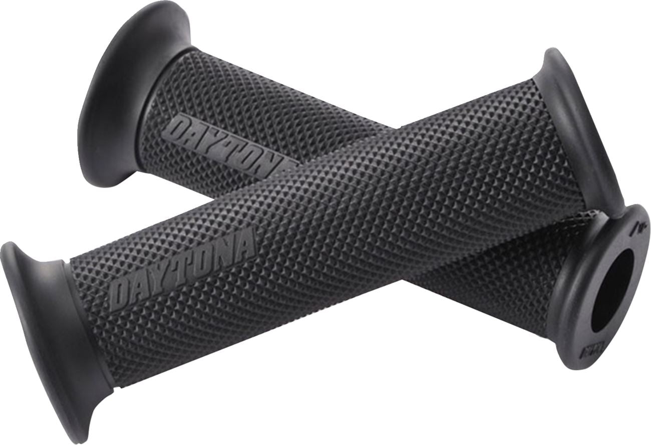 Daytona Grippy Grip GGDM-Base Grips Black 7/8 Open End Handlebar Pair 88217