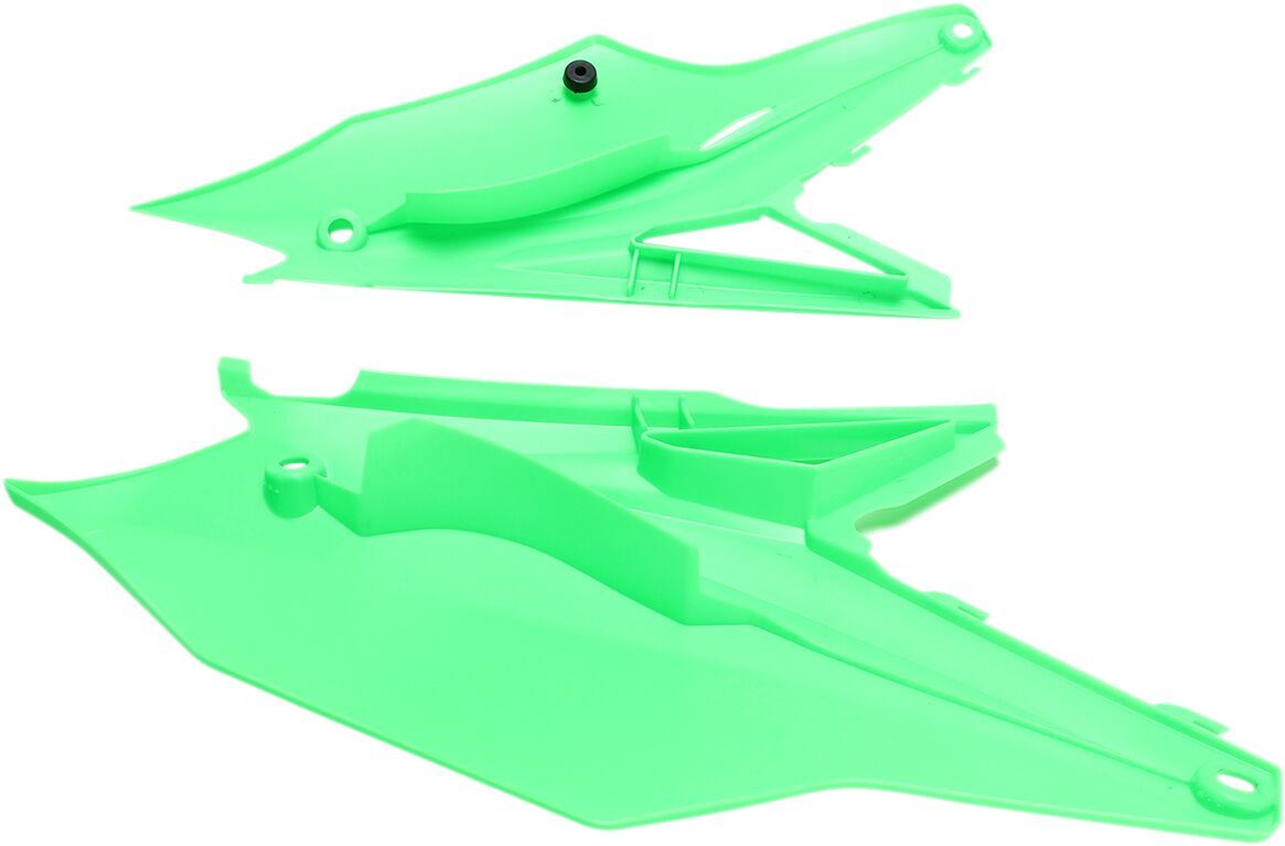 UFO Side Panels For Kawasaki KXF250/450 Fluorescent 16-20 Green Ka04737-Aflu