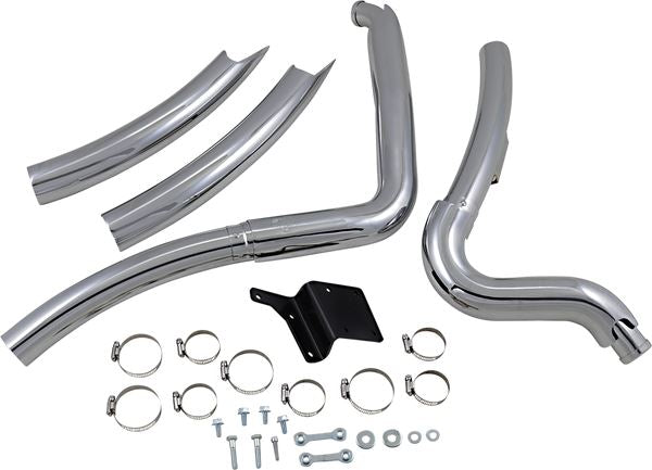 Vance & Hines 2-into-2 Big Radius Exhaust System Chrome For Harley Davidson FXDXI 1450 91-05