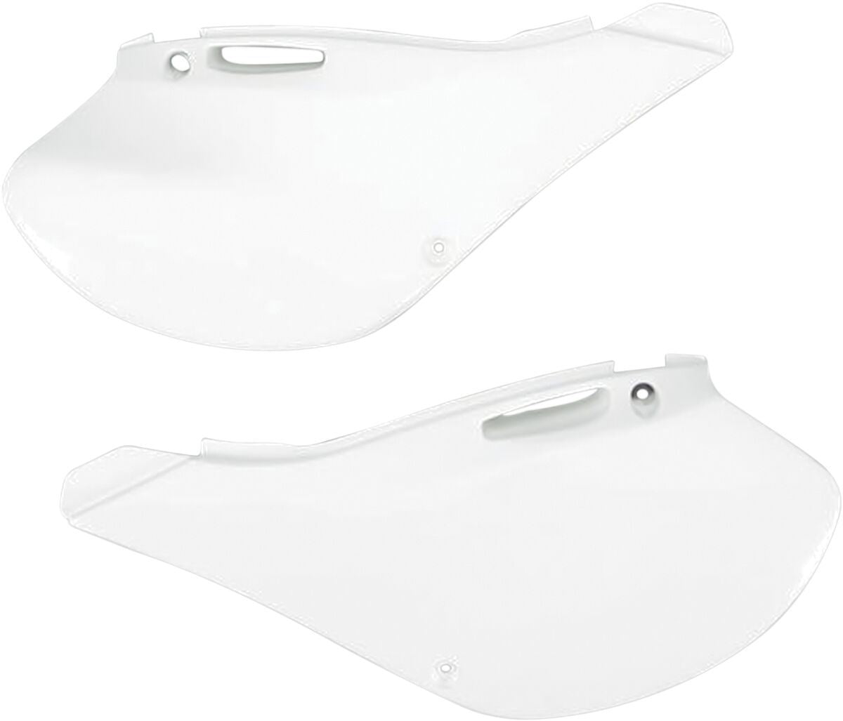 UFO SIDE PANELS KAWASAKI KX125/250 WHITE KA03721-047