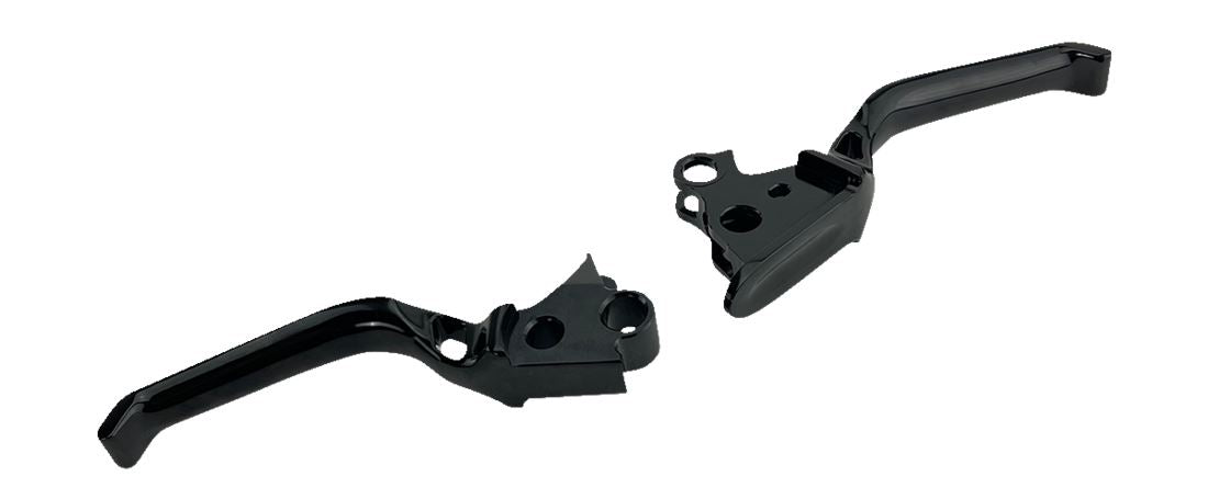 Arlen Ness Method Lever Set Black Aluminum For HD FXLRS 1923 18-24 530-017