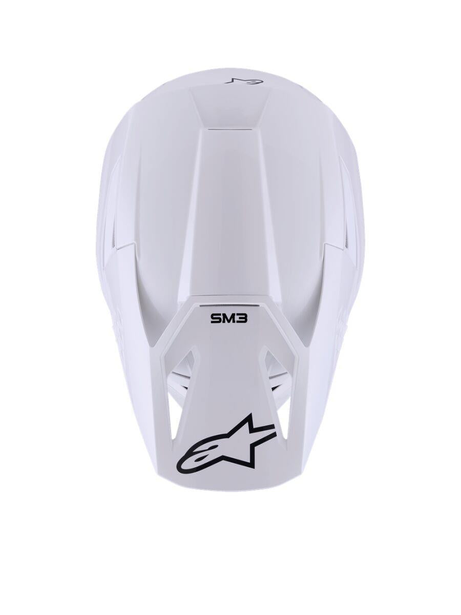 ALPINESTARS SM3 Solid Helmet WHITE-GLO 2025 Model