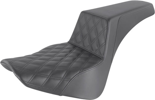 Saddlemen Seat Step Up LS in Black For 18-23 Deluxe FLDE, Heritage 818-33-172
