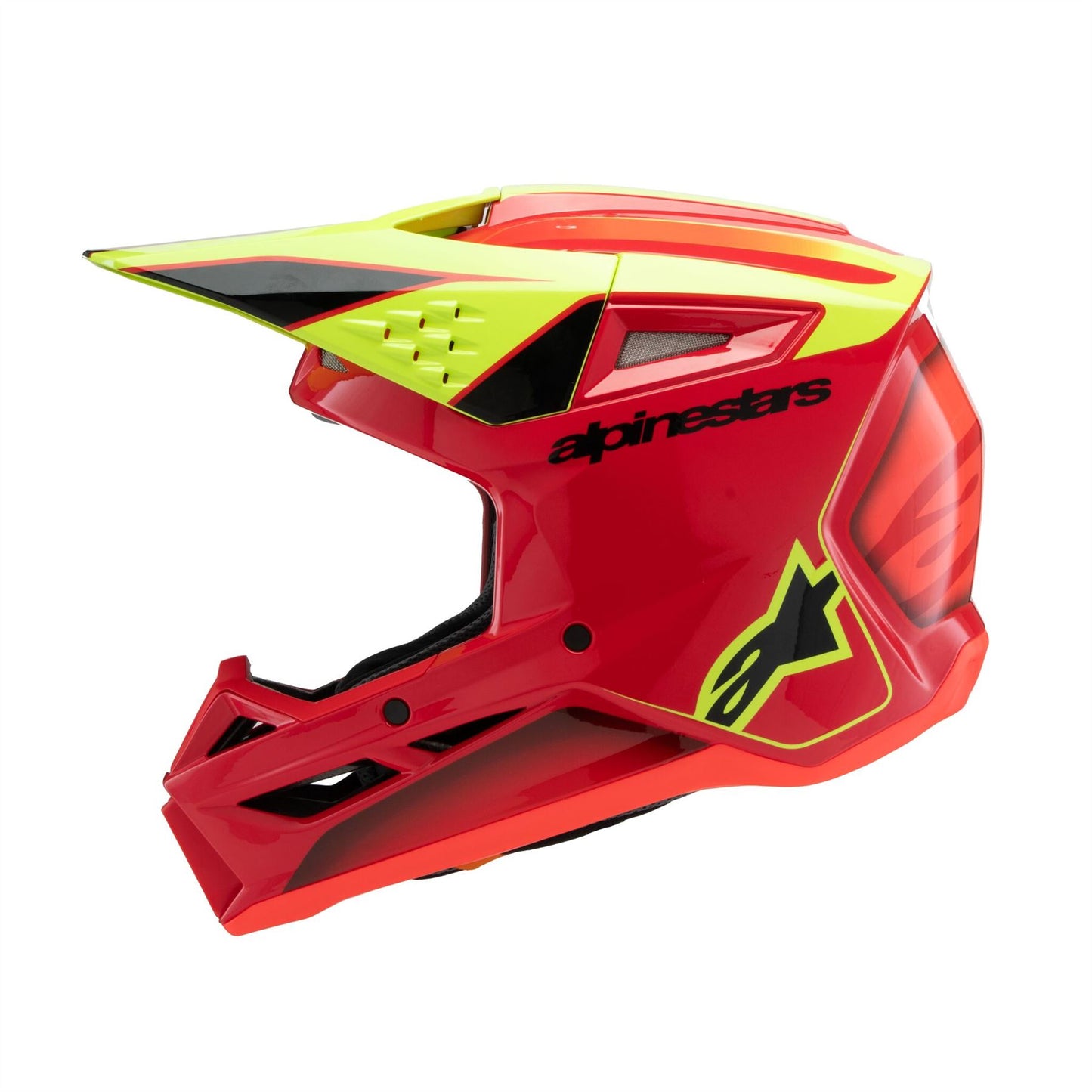 ALPINESTARS Youth S-M3 Fray Red/Yellow MX Helmet