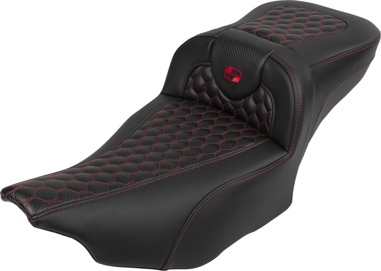 Saddlemen Roadsofa Reach Seat With Backrest For HD FLTRXSE 23-24 823-07-190B4