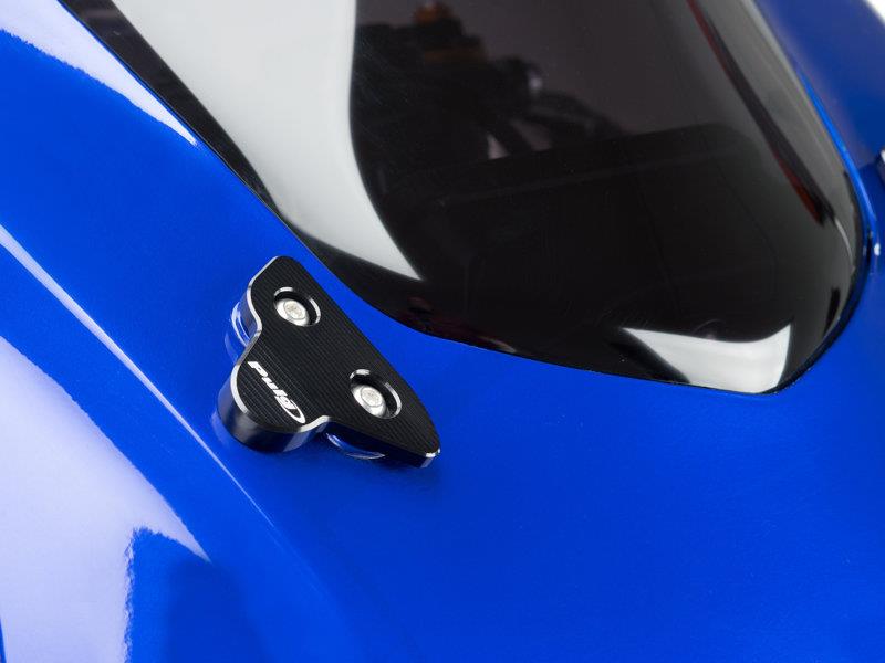 Puig Mirror Screw Caps Black 20720N