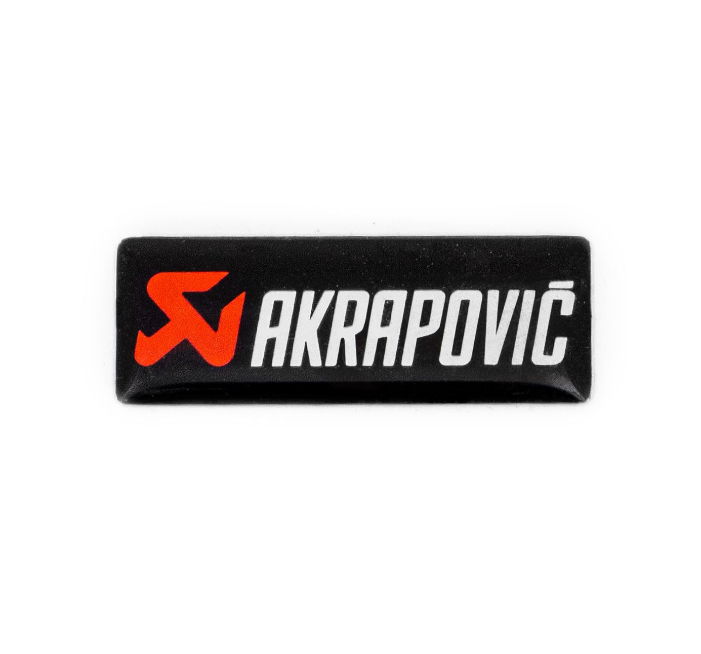 Akrapovic Sticker Black Red White 30X11 Vinyl P-CST3POFILL