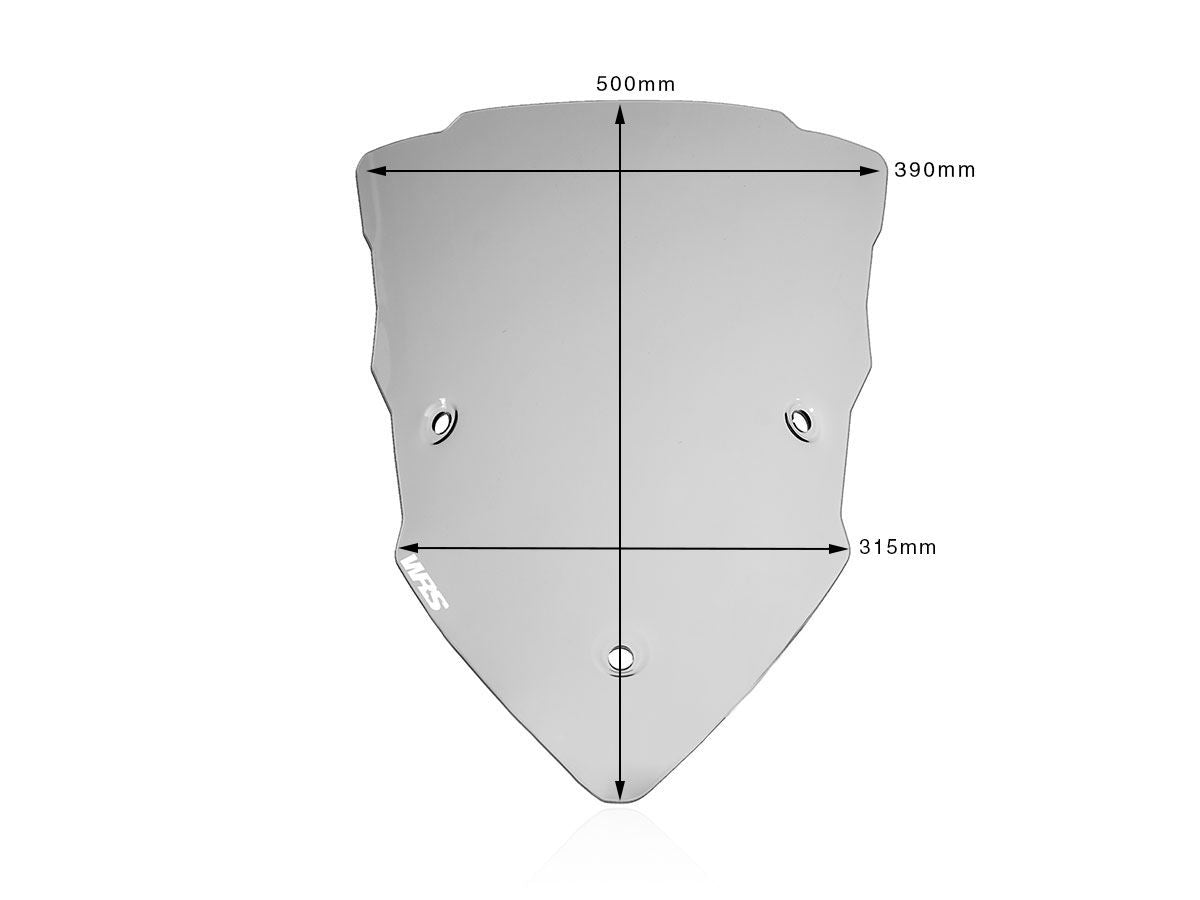 WRS Windscreen Tour Ducati Multistrada 1200 Smoke Du006f