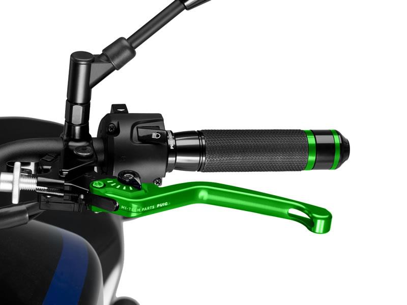 Puig Fixed V3 Clutch (Green Lever With Blue Selector) Black 4103W