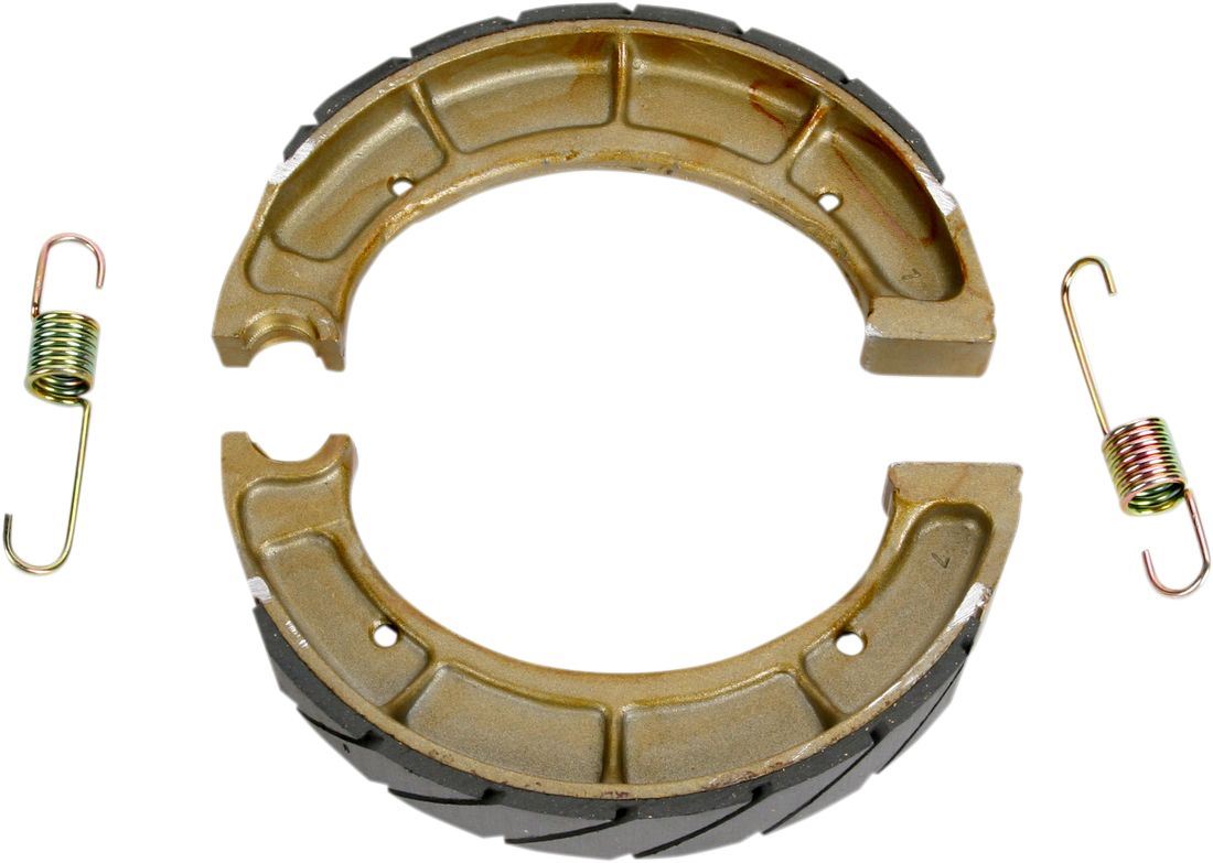 Ebc Grooved "G" Brake Shoes For Yamaha YFM 250 X 1975-2004 Copper Set Y528G