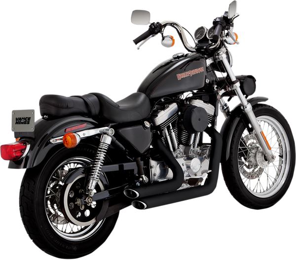 Vance & Hines Shortshots Staggered Exhaust System SS For HD XL 883 C 99-03 47223