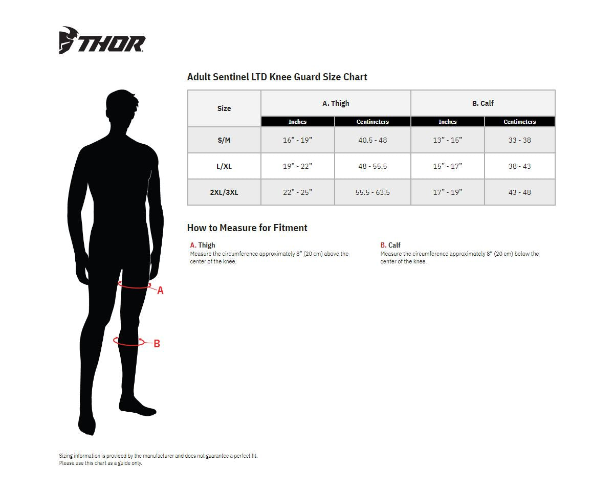 Thor Sentinel Ltd Knee Guards White