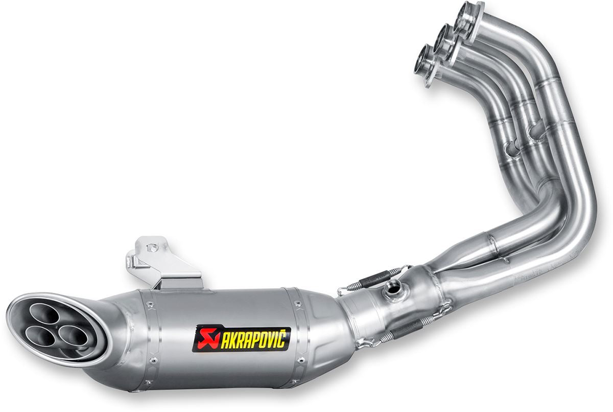 Akrapovic Racing Line Exhaust System Silver TI For Yamaha FJ-09 850 14-19 S-Y9R3-HAFT