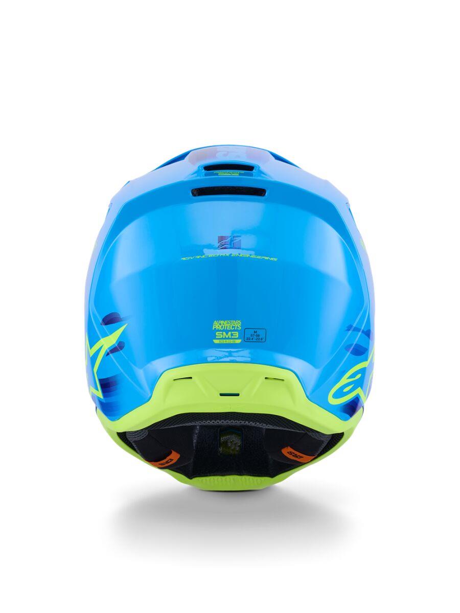 ALPINESTARS SM3 Force Helmet CYAN 2025 Model