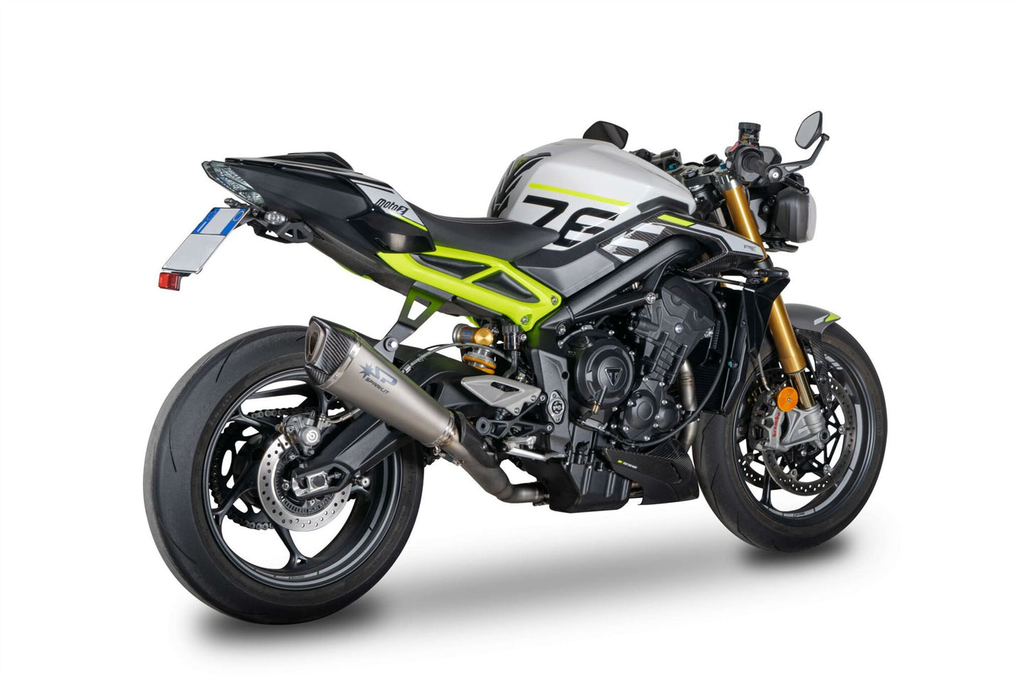 Spark Konix Evo Exhaust System Triumph Street Triple 765 RS ABS 17-24 GTR0509T