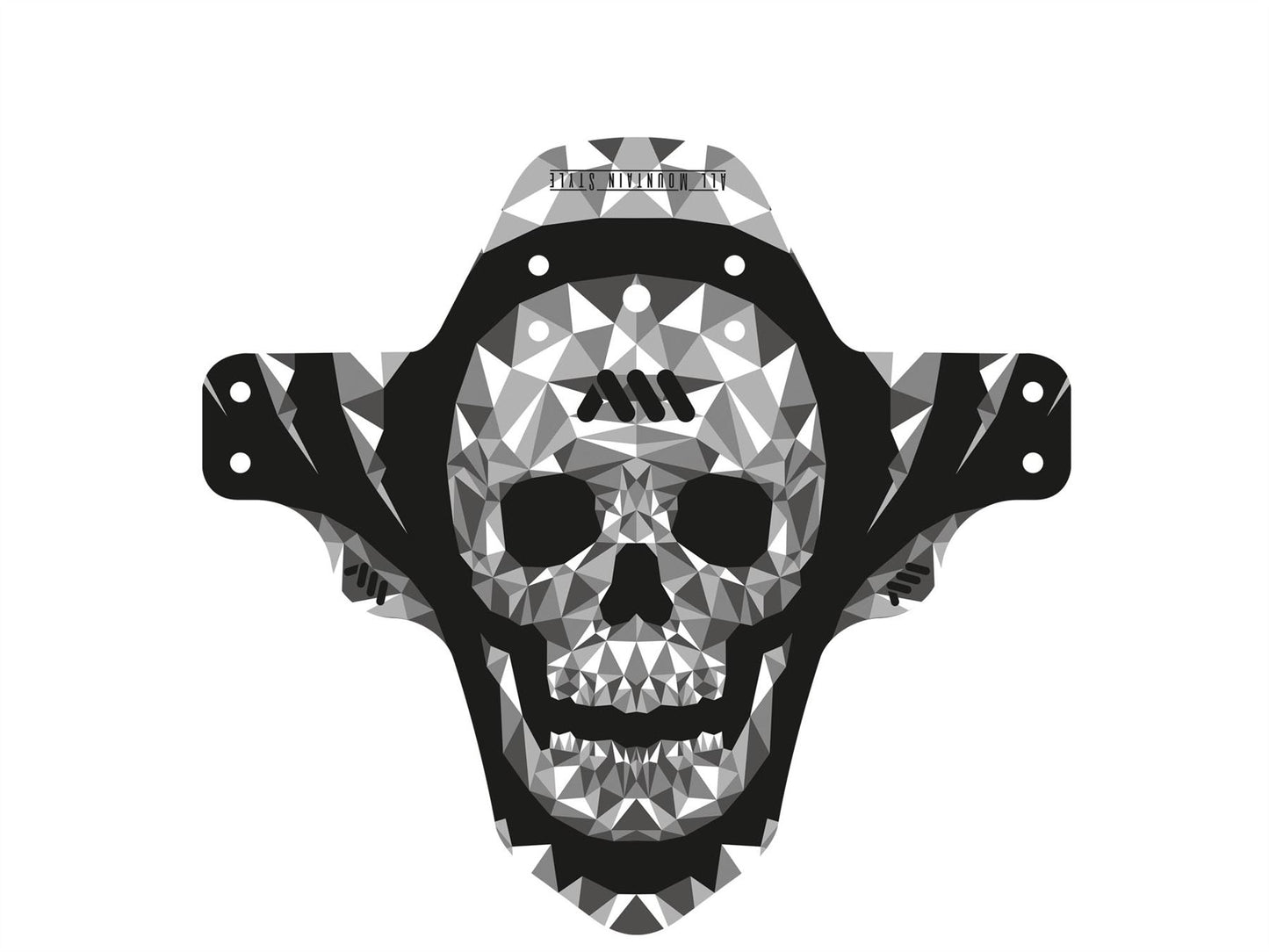 ALL MOUNTAIN STYLE Mud Guard GR/SKL AMSMG1SKBK