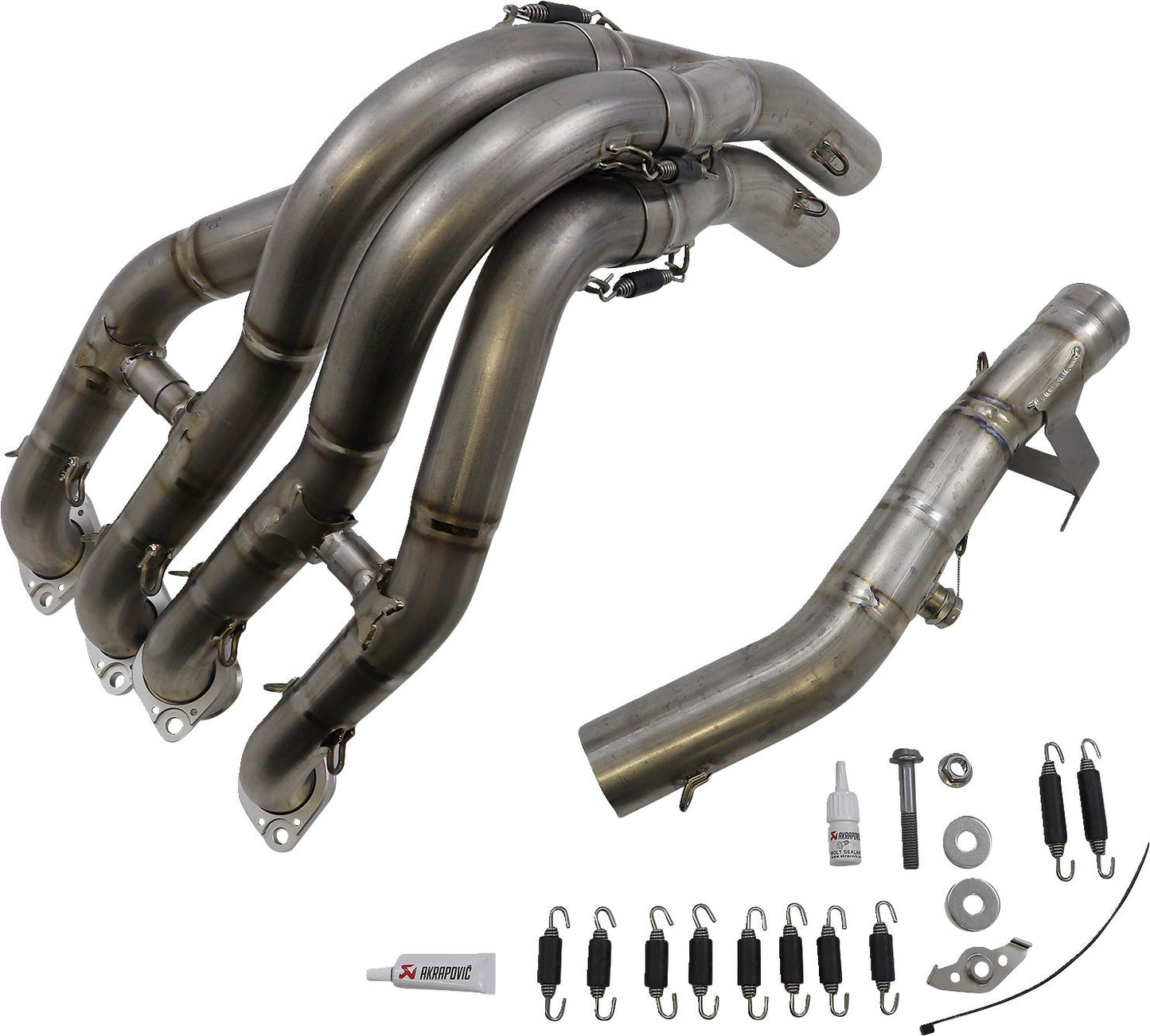 Akrapovic 4-into-1 Headpipes TI For Kawasaki ZX-10 R 1000 19-24 E-K10E2