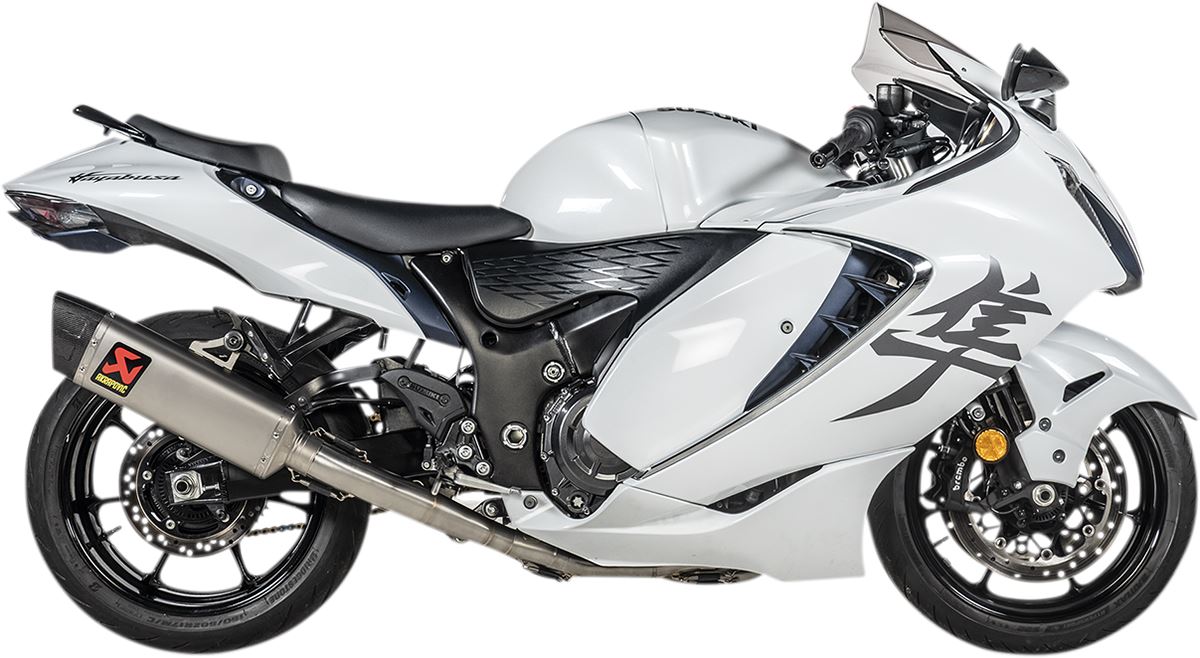 Akrapovic Racing Line Exhausts System White SS/TI For Suzuki GSX 1300 R 21-24 S-S13R1-APLT