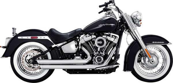 VANCE + HINES Big Shots Staggered 2-into-2 Exhaust System STAG.CHR.ST 17341