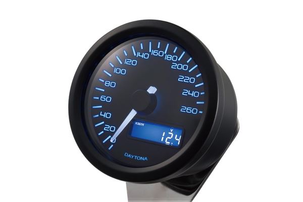 Daytona Velona60 260 Blue Black ODO 0-99.999 km/miles E-marked Speedometer 86861