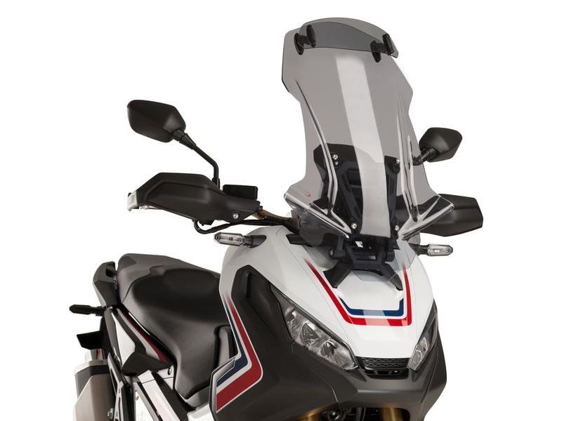 PUIG Touring Screen w/ Extender Light Smoke for Honda X-ADV 17-20 9712H